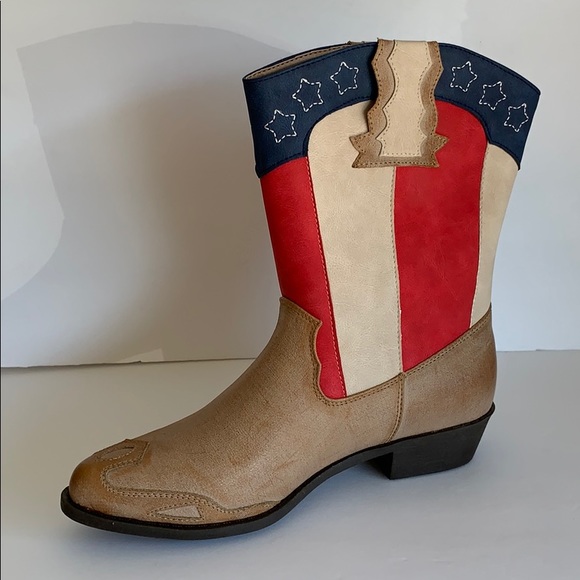 American Heritage Cowboy Boot - Ladies Size 7 - Picture 4 of 6